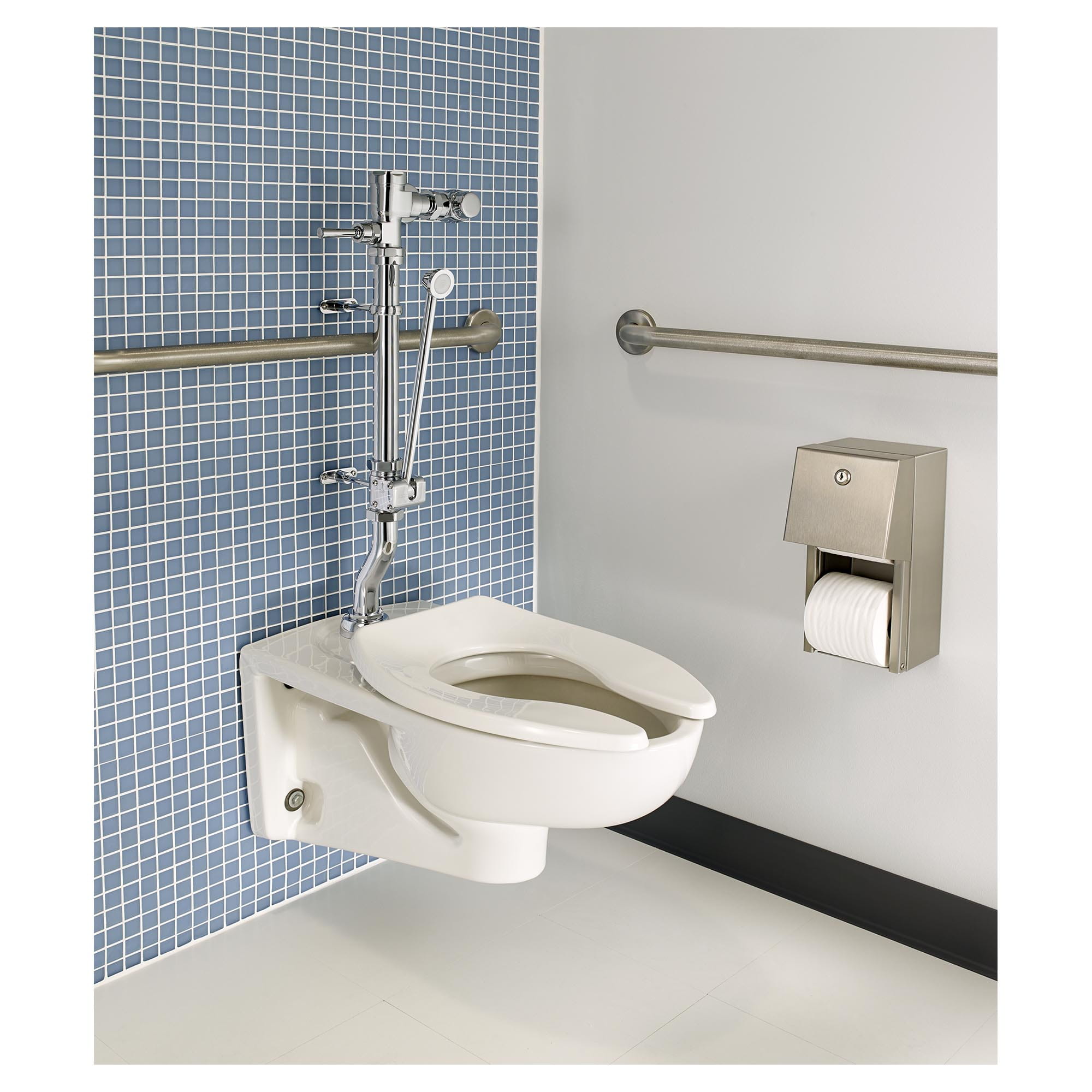 Ultima™ Manual Flush Valve With Bedpan Washer Assembly, Offset Tube, 1.